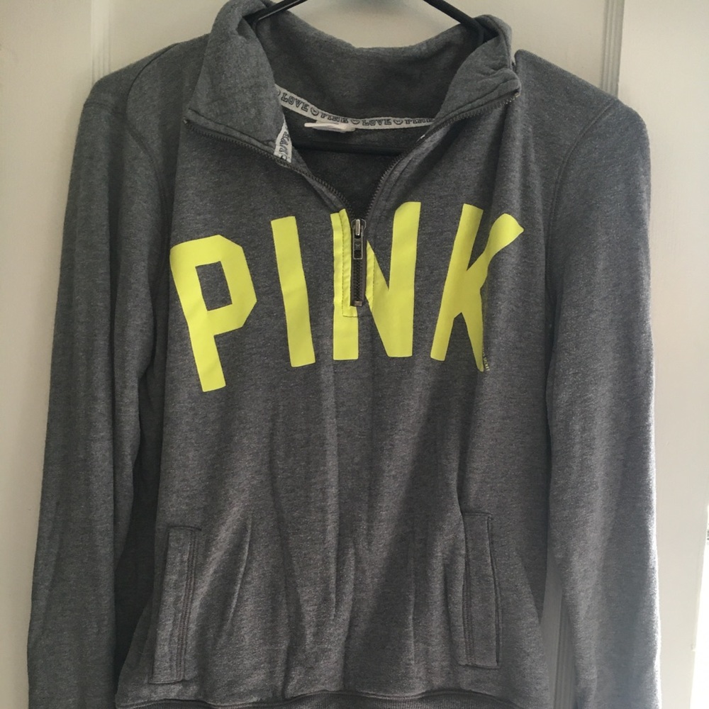 Quarter zip pull over from PINK!